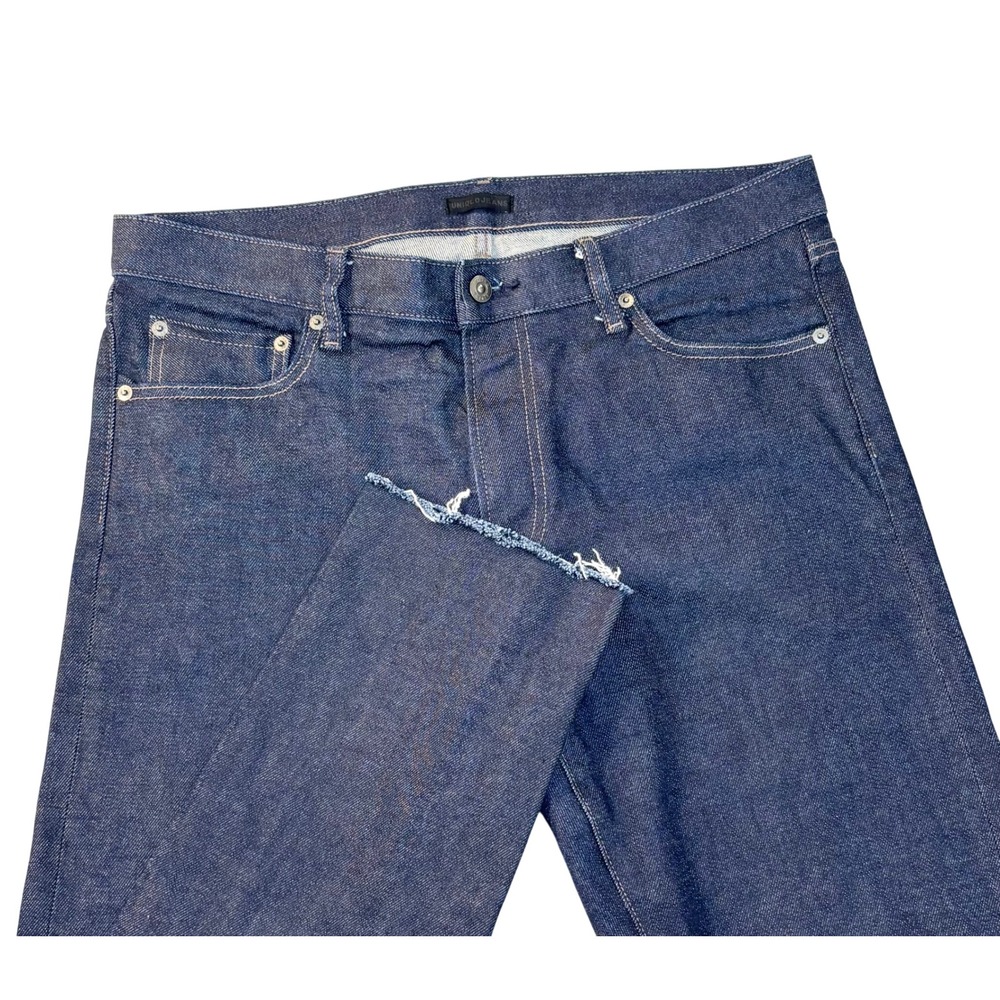 Uniqlo Selvedge jeans men's 34x26  slim straight